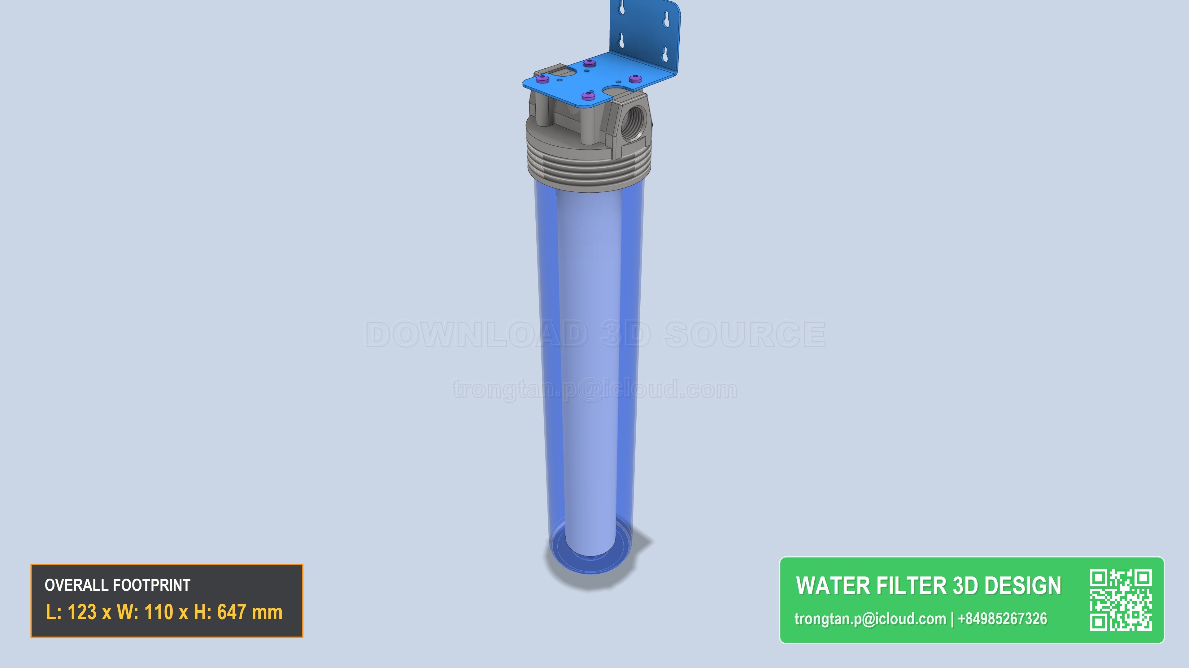 SS304 Filter Housing 1 Cartridge 20 Inch Pp Cartridge