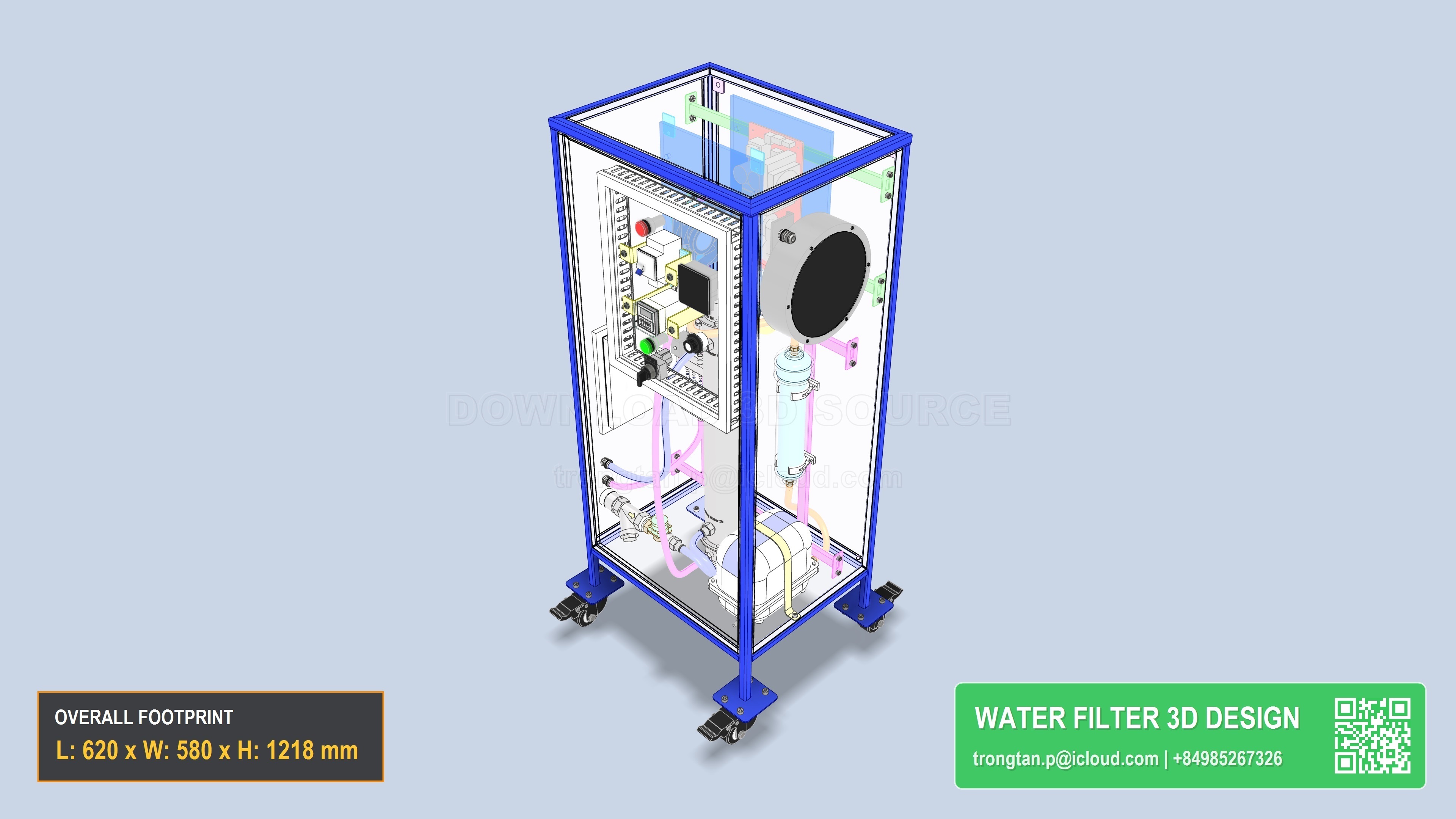 Industrial Ozone Generator 50 100 Gh Corona Discharge Technology