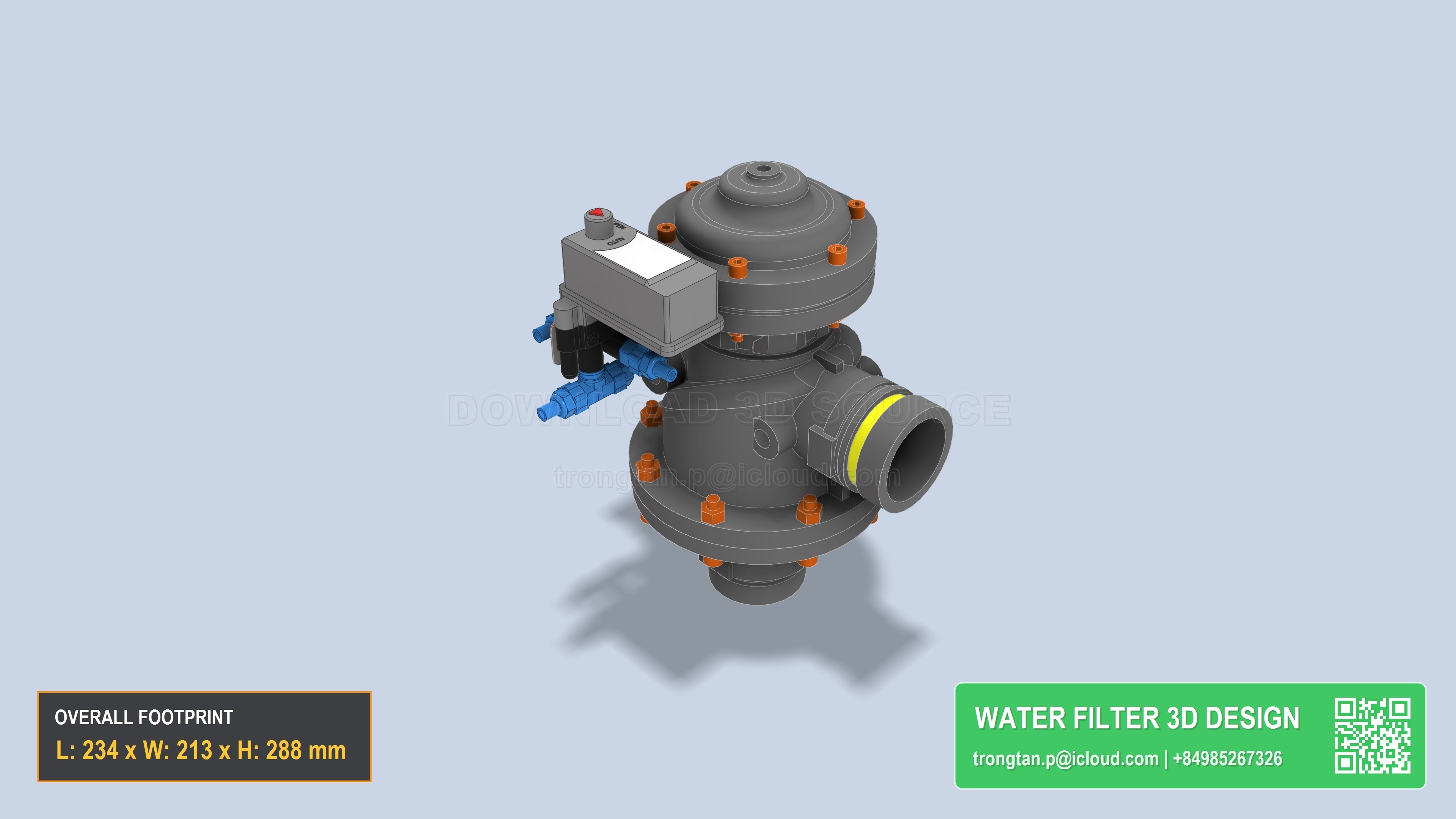 2 Inch Angle Backwash Filter Valve For Irrigation